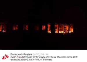 Forze americane bombardano per errore un ospedale di Medici Senza frontiere in Afganistan. Tre dottori uccisi
