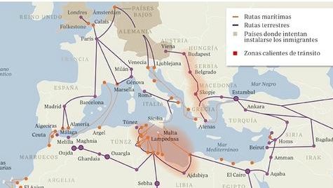 Odissea verso l'Europa: le rotte dei rifugiati per sopravvivere