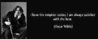 Oscar Wilde contro il resto del mondo