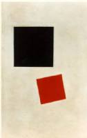 Trasposizione in architettura del quadro con il quadrato nero - o rosso - di Malevič