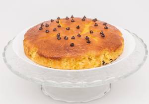 Torta di arance e gocce di cioccolato