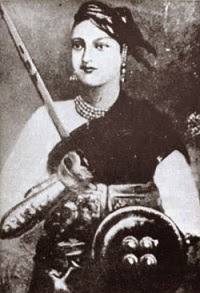 La regina guerriera Lakshmi Bai (1828-1858)
