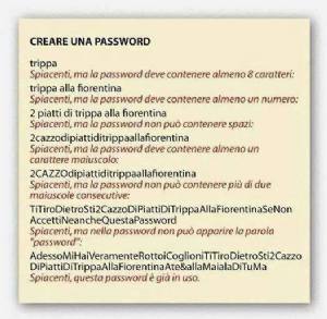 Davanti a una password...