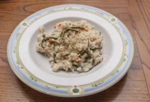 Risotto con asparagi selvatici