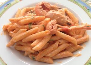 Penne agli scampi