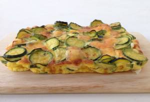 Frittata di zucchine al forno