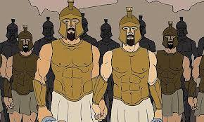 Il Battaglione Sacro di Tebe, una compagnia di soldati fortissimi, come racconta Plutarco, era formato da 300 omosessuali
