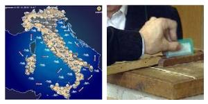 Neve e bufera sulle elezioni. Al voto con Moon-Boot e giacconi imbottiti